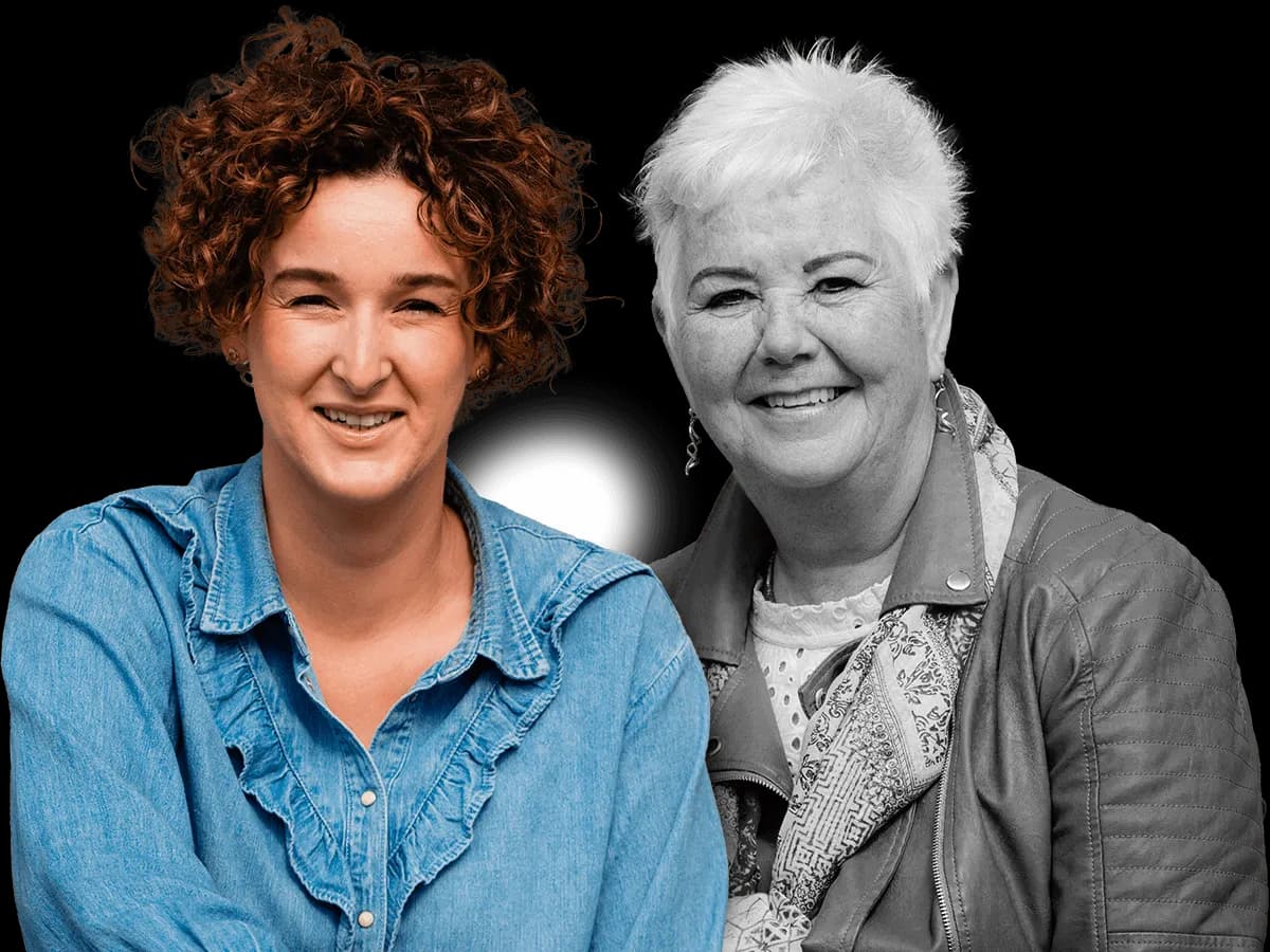 Annemarie Voogt en Els de Zanger naast elkaar